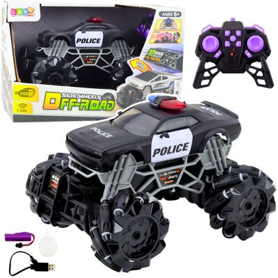 Lean Toys TERENOWY POJAZD POLICYJNY Z EFEKTEM DYMU STEROWANY Lean Toys TERENOWY POJAZD POLICYJNY Z EFEKTEM DYMU STEROWANY
