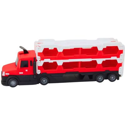 Lean Toys TIR 2W1 TOR WYŚCIGOWY ŚWIATŁA DŹWIĘKI ZNAKI Lean Toys TIR 2W1 TOR WYŚCIGOWY ŚWIATŁA DŹWIĘKI ZNAKI