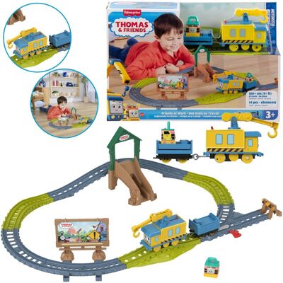 Mattel Tomek i Przyjaciele, Zestaw + Lokomotywa 'Popchnij i jedź', Asortyment Mattel Tomek i Przyjaciele, Zestaw + Lokomotywa 'Popchnij i jedź', Asortyment