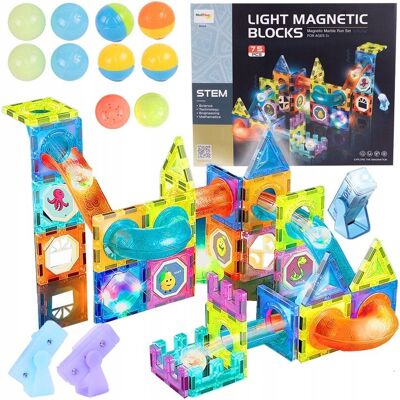 Inny producent TOR KLOCKI MAGNETYCZNE ŚWIECĄCE EDUKACYJNE KONSTRUKCYJNE 75 EL DLA DZIECI Inny producent TOR KLOCKI MAGNETYCZNE ŚWIECĄCE EDUKACYJNE KONSTRUKCYJNE 75 EL DLA DZIECI