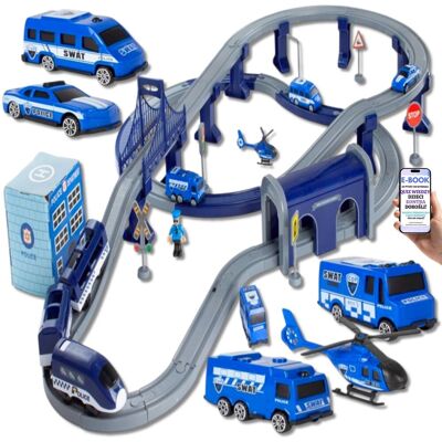 Pltb TOR KOLEJOWY ZESTAW POLICYJNY POCIĄG HELIKOPTER AUTKA ZABAWA DLA DZIECI SYNA CHŁOPCA + EBOOK-2 Pltb TOR KOLEJOWY ZESTAW POLICYJNY POCIĄG HELIKOPTER AUTKA ZABAWA DLA DZIECI SYNA CHŁOPCA + EBOOK-2