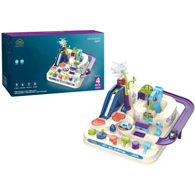 Lean Toys Tor Przeszkód Interaktywny Parking Dla Dzieci Cztery Autka Lean Toys Tor Przeszkód Interaktywny Parking Dla Dzieci Cztery Autka