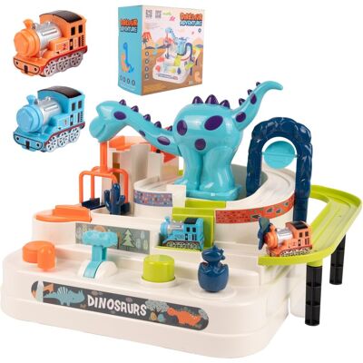 MalPlay Tor Przeszkód Kolejka Dinozaur Interaktywny Park Dino MalPlay Tor Przeszkód Kolejka Dinozaur Interaktywny Park Dino