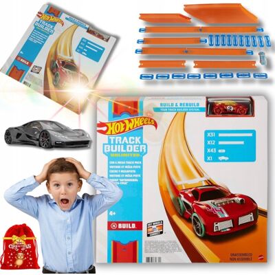 Tor Samochodowy Hot Wheels Track Builder Mega Zestaw Zabawka Ftl69 Prezent! Tor Samochodowy Hot Wheels Track Builder Mega Zestaw Zabawka Ftl69 Prezent!