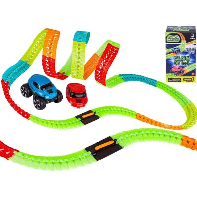 Lean Toys TOR SAMOCHODOWY, WYŚCIGOWY ŚWIECĄCE ELEMENTY TORU Lean Toys TOR SAMOCHODOWY, WYŚCIGOWY ŚWIECĄCE ELEMENTY TORU