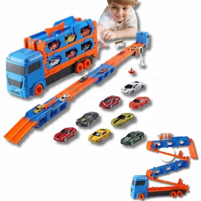 Inny producent Tor Wyścigowy 3W1 Dla Dzieci Ciężarówka Plus 8 Mini Aut Znaki Drogowe Inny producent Tor Wyścigowy 3W1 Dla Dzieci Ciężarówka Plus 8 Mini Aut Znaki Drogowe