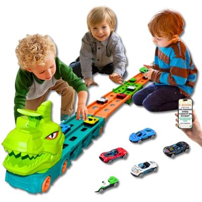 Pltb TOR WYŚCIGOWY CIĘŻARÓWKA DINOZAUR AUTO AUTKO DLA DZIECKA PREZENT NA URODZINY ŚWIĘTA DLA CHŁOPCA WNUKA + EBOOK-1 Pltb TOR WYŚCIGOWY CIĘŻARÓWKA DINOZAUR AUTO AUTKO DLA DZIECKA PREZENT NA URODZINY ŚWIĘTA DLA CHŁOPCA WNUKA + EBOOK-1