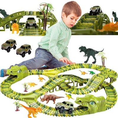Artemis Tor Wyścigowy Dinozaur Park Dino Samochodowy Prezent dla Dzieci 270el 360cm Artemis Tor Wyścigowy Dinozaur Park Dino Samochodowy Prezent dla Dzieci 270el 360cm