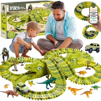 Pltb TOR WYŚCIGOWY DLA DZIECI XXL DINOZAURY SAMOCHÓD ELEKTRYCZNY PREZENT DLA DZIECI CHŁOPCA AUTKO TOR + EBOOK-1 Pltb TOR WYŚCIGOWY DLA DZIECI XXL DINOZAURY SAMOCHÓD ELEKTRYCZNY PREZENT DLA DZIECI CHŁOPCA AUTKO TOR + EBOOK-1