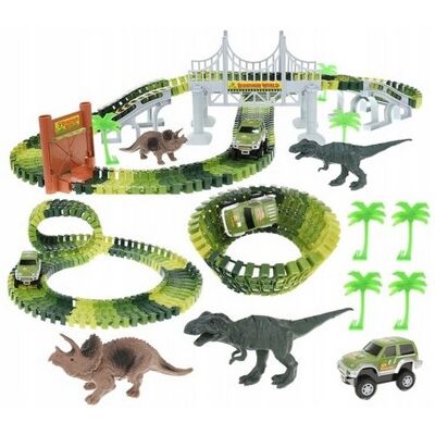 Springos Tor Wyścigowy Samochodowy Autko Dinozaury Park Dino Springos Tor Wyścigowy Samochodowy Autko Dinozaury Park Dino