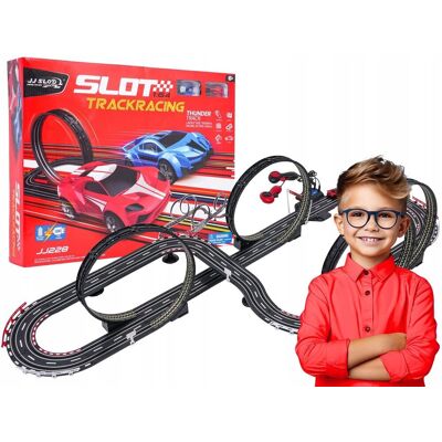RAMIZ Tor Wyścigowy Samochodowy Track Sport Długi Tor 600 Cm Kręte Pętle RAMIZ Tor Wyścigowy Samochodowy Track Sport Długi Tor 600 Cm Kręte Pętle