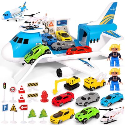 Inny producent TOSUTO Zabawka transportowa 23 w 1, samolot, zestaw zabawkowy dla dzieci, zabawka dla dzieci, do transportu samolotu, zestaw dla chłopców i dziewczy.. Inny producent TOSUTO Zabawka transportowa 23 w 1, samolot, zestaw zabawkowy dla dzieci, zabawka dla dzieci, do transportu samolotu, zestaw dla chłopców i dziewczy..