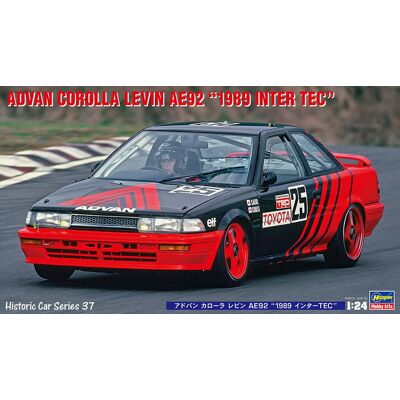 Toyota Corolla Levin AE92 ADVAN 1:24 Hasegawa HC37 Toyota Corolla Levin AE92 ADVAN 1:24 Hasegawa HC37