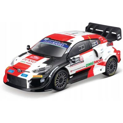 Toyota GR Yaris Rally1 Hybrid #1 Sebastien Ogier 1:43 BBURAGO 18-38310 Toyota GR Yaris Rally1 Hybrid #1 Sebastien Ogier 1:43 BBURAGO 18-38310