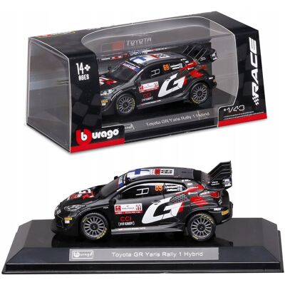 Toyota GR Yaris Rally1 Hybrid #69 Kalle Rovanpera 1:43 BBURAGO 18-38324 Toyota GR Yaris Rally1 Hybrid #69 Kalle Rovanpera 1:43 BBURAGO 18-38324