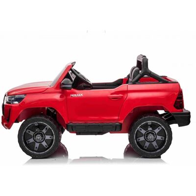 Inny producent Toyota Hilux na akumulator dla dzieci Czerwony + Napęd 4x4 + Pilot + 2 bagażniki + Radio MP3 + LED Inny producent Toyota Hilux na akumulator dla dzieci Czerwony + Napęd 4x4 + Pilot + 2 bagażniki + Radio MP3 + LED