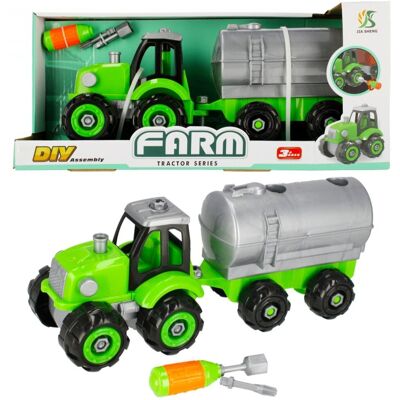 Traktor do skręcania z cysterną Mega Creative Traktor do skręcania z cysterną Mega Creative