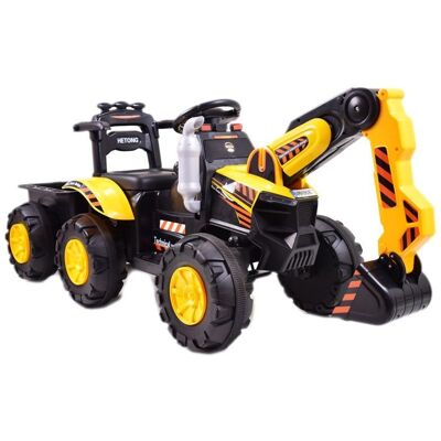 Super Traktor, Koparka Na Akumulator + Przyczepa, /Ht9158 Super Traktor, Koparka Na Akumulator + Przyczepa, /Ht9158