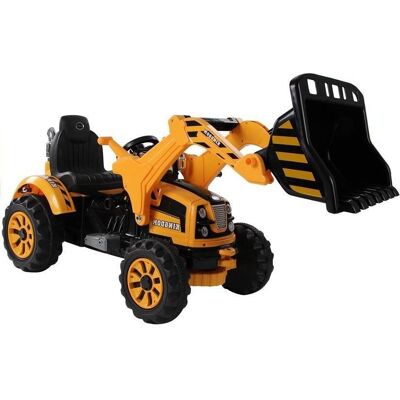 Import LEANToys Traktor na akumulator z Łyżką Koparka Pomarańczowy Import LEANToys Traktor na akumulator z Łyżką Koparka Pomarańczowy