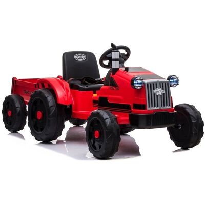 Import LEANToys LEAN Cars, Traktor na Akumulator z Przyczepą CH9959 Czerwony Import LEANToys LEAN Cars, Traktor na Akumulator z Przyczepą CH9959 Czerwony