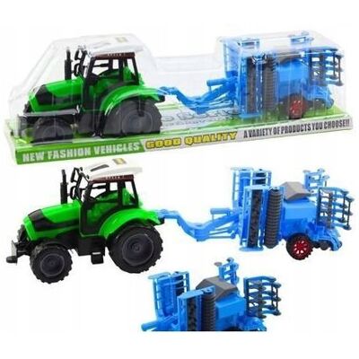 Lean Toys TRAKTOR ROLNICZY BRONA TALERZOWA RUCHOMA Lean Toys TRAKTOR ROLNICZY BRONA TALERZOWA RUCHOMA