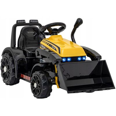 Bemi Traktor Spychacz dla Dzieci na Aku 6V Ruchoma Łyżka Dźwięki Żółty Bemi Traktor Spychacz dla Dzieci na Aku 6V Ruchoma Łyżka Dźwięki Żółty