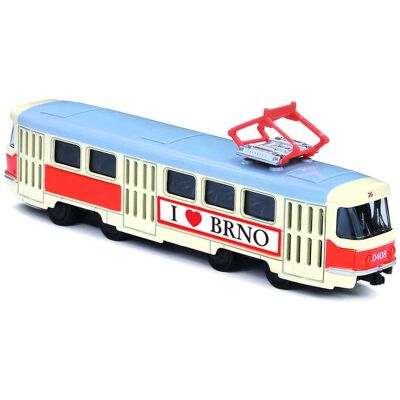 Inny producent Tramwaj Czeski Retro Pociąg Brno Mały 16 Cm Inny producent Tramwaj Czeski Retro Pociąg Brno Mały 16 Cm