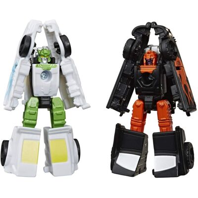 Transformers Toys Generations War For Cybertron: Earthrise Micromaster Wfc-E3 Hot Rod Patrol 2-Pak - Dzieci W Wieku Od 8 Lat, 3,8 Cm Transformers Toys Generations War For Cybertron: Earthrise Micromaster Wfc-E3 Hot Rod Patrol 2-Pak - Dzieci W Wieku Od 8 Lat, 3,8 Cm