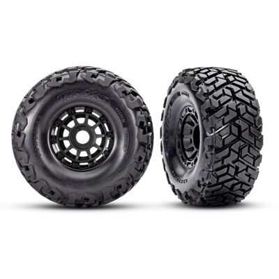 TRAXXAS 10272 - komplet kół MAXX Slash S.C - czarne obręcze. TRAXXAS 10272 - komplet kół MAXX Slash S.C - czarne obręcze.