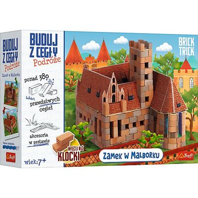 Trefl, Brick Trick klocki konstrukcyjne Podróże Zamek Malbork Trefl, Brick Trick klocki konstrukcyjne Podróże Zamek Malbork