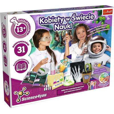 Trefl, Science4You, Kobiety w świecie nauki, zestaw edukacyjny, 61937 Trefl, Science4You, Kobiety w świecie nauki, zestaw edukacyjny, 61937