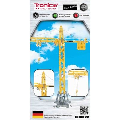 Tronico, klocki konstrukcyjne Dźwig Liebherr Tower Crane Tronico, klocki konstrukcyjne Dźwig Liebherr Tower Crane