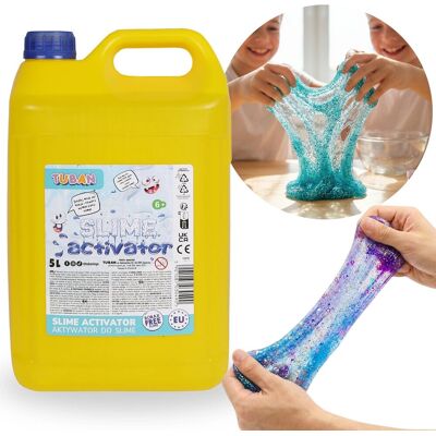 sarcia.eu TUBAN Aktywator do SLIME, BEZPIECZNY DLA DZIECI, płyn do masy plastycznej, DUŻA POJEMNOŚĆ! 5L sarcia.eu TUBAN Aktywator do SLIME, BEZPIECZNY DLA DZIECI, płyn do masy plastycznej, DUŻA POJEMNOŚĆ! 5L