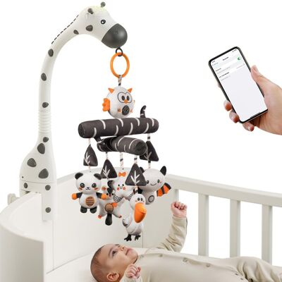 Inna producent TUMAMA Mobilne łóżeczko dziecięce z muzyką, zawieszka na ramię do łóżeczka, mobilne łóżeczko dziecięce, mobilne łóżeczko dziecięce z miękką czarno-b.. Inna producent TUMAMA Mobilne łóżeczko dziecięce z muzyką, zawieszka na ramię do łóżeczka, mobilne łóżeczko dziecięce, mobilne łóżeczko dziecięce z miękką czarno-b..