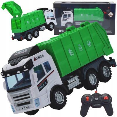 Skleplolki Auto Samochód Duża Śmieciara Rc Zdalnie Sterowana Na Pilot Skleplolki Auto Samochód Duża Śmieciara Rc Zdalnie Sterowana Na Pilot
