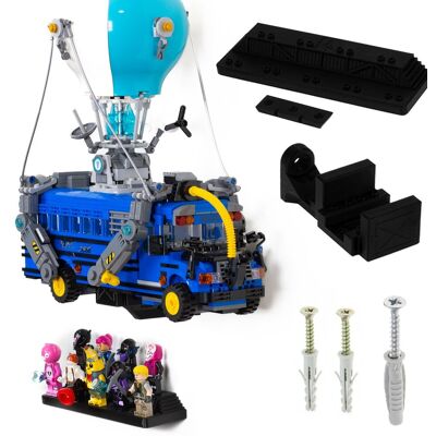 Saures Uchwyt na ścianę mocowanie na LEGO Fortnite Battle Bus - 77073 - wersja 0° Saures Uchwyt na ścianę mocowanie na LEGO Fortnite Battle Bus - 77073 - wersja 0°