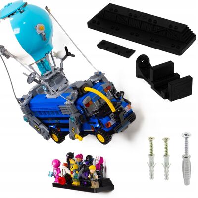 Saures Uchwyt ścienny wieszak do LEGO Fortnite Bus Bojowy 77073 - wersja 30° Saures Uchwyt ścienny wieszak do LEGO Fortnite Bus Bojowy 77073 - wersja 30°