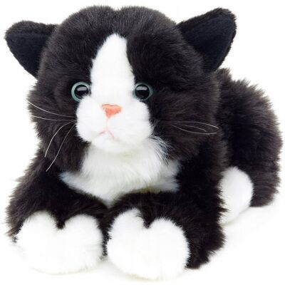 Inny producent UNI-TOYS Czarna Biała Leżąca Pluszowa Kotka 20 cm Przytulanka Dla Dzieci Inny producent UNI-TOYS Czarna Biała Leżąca Pluszowa Kotka 20 cm Przytulanka Dla Dzieci