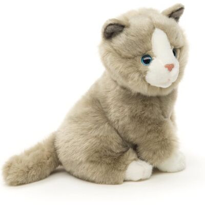 Uni-Toys - Siedzący szary kot - 21 cm (wysokość) - Pluszowy kotek - Przytulanka Uni-Toys - Siedzący szary kot - 21 cm (wysokość) - Pluszowy kotek - Przytulanka