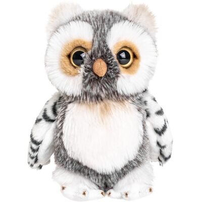 Uni-Toys - Sowa szara - 18 cm (wysokość) - ptak - pluszowe zwierzę, przytulanka Uni-Toys - Sowa szara - 18 cm (wysokość) - ptak - pluszowe zwierzę, przytulanka