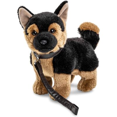 Uni-Toys - szczeniak owczarek niemiecki, stojący - ze smyczą - 26 cm (wysokość) - pluszowy pies, zwierzę domowe - pluszowa zabawka, przytulanka Uni-Toys - szczeniak owczarek niemiecki, stojący - ze smyczą - 26 cm (wysokość) - pluszowy pies, zwierzę domowe - pluszowa zabawka, przytulanka