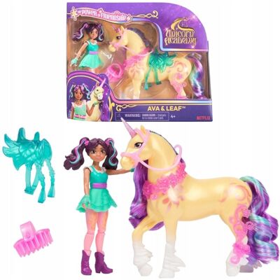Spin Master UNICORN ACADEMY AKADEMIA JEDNOROŻCÓW LALKA AVA I KOŃ LEAF + AKCESORIA Spin Master UNICORN ACADEMY AKADEMIA JEDNOROŻCÓW LALKA AVA I KOŃ LEAF + AKCESORIA