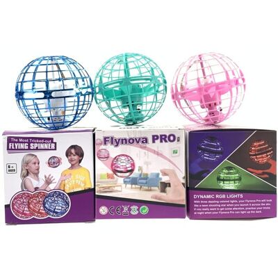 Lean Toys Unikalna Różowa z Pilotem Latająca Kula Lean Toys Unikalna Różowa z Pilotem Latająca Kula