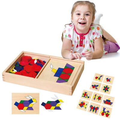 Viga Toys, zabawka edukacyjna Mozaika Geometryczna Viga Toys, zabawka edukacyjna Mozaika Geometryczna