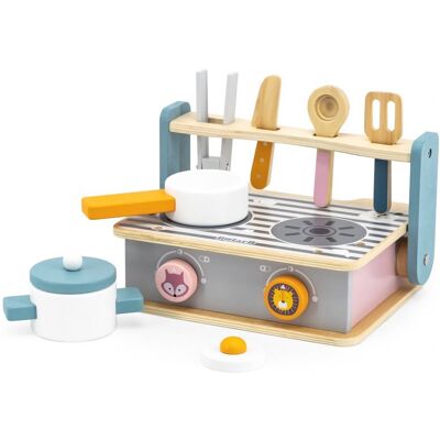 Viga Toys, zabawka edukacyjna Składana kuchenka i grill Viga Toys, zabawka edukacyjna Składana kuchenka i grill