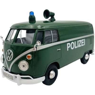 VW Type 2 T1 Polizei Policja niemiecka model 1:24 Motormax 79574 VW Type 2 T1 Polizei Policja niemiecka model 1:24 Motormax 79574