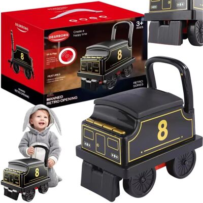 Inny producent Wagonik Lokomotywy Retro Wózek Chodzik Jeździk Pchacz Efekty Dźwiękowe Inny producent Wagonik Lokomotywy Retro Wózek Chodzik Jeździk Pchacz Efekty Dźwiękowe