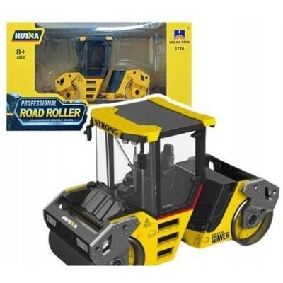 Lean Toys WALEC DROGOWY METALOWY ŻÓŁTY 1:50 Lean Toys WALEC DROGOWY METALOWY ŻÓŁTY 1:50