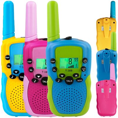 Stator WALKIE TALKIE DLA DZIECI 3 SZT Łoki Toki Krótkofalówki Zestaw DUŻY ZASIĘG Stator WALKIE TALKIE DLA DZIECI 3 SZT Łoki Toki Krótkofalówki Zestaw DUŻY ZASIĘG