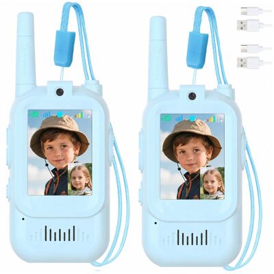 Stator Walkie Talkie Dla Dzieci Z Funkcją Video Kolorowy Wyświetlacz Lcd Do 300m Stator Walkie Talkie Dla Dzieci Z Funkcją Video Kolorowy Wyświetlacz Lcd Do 300m